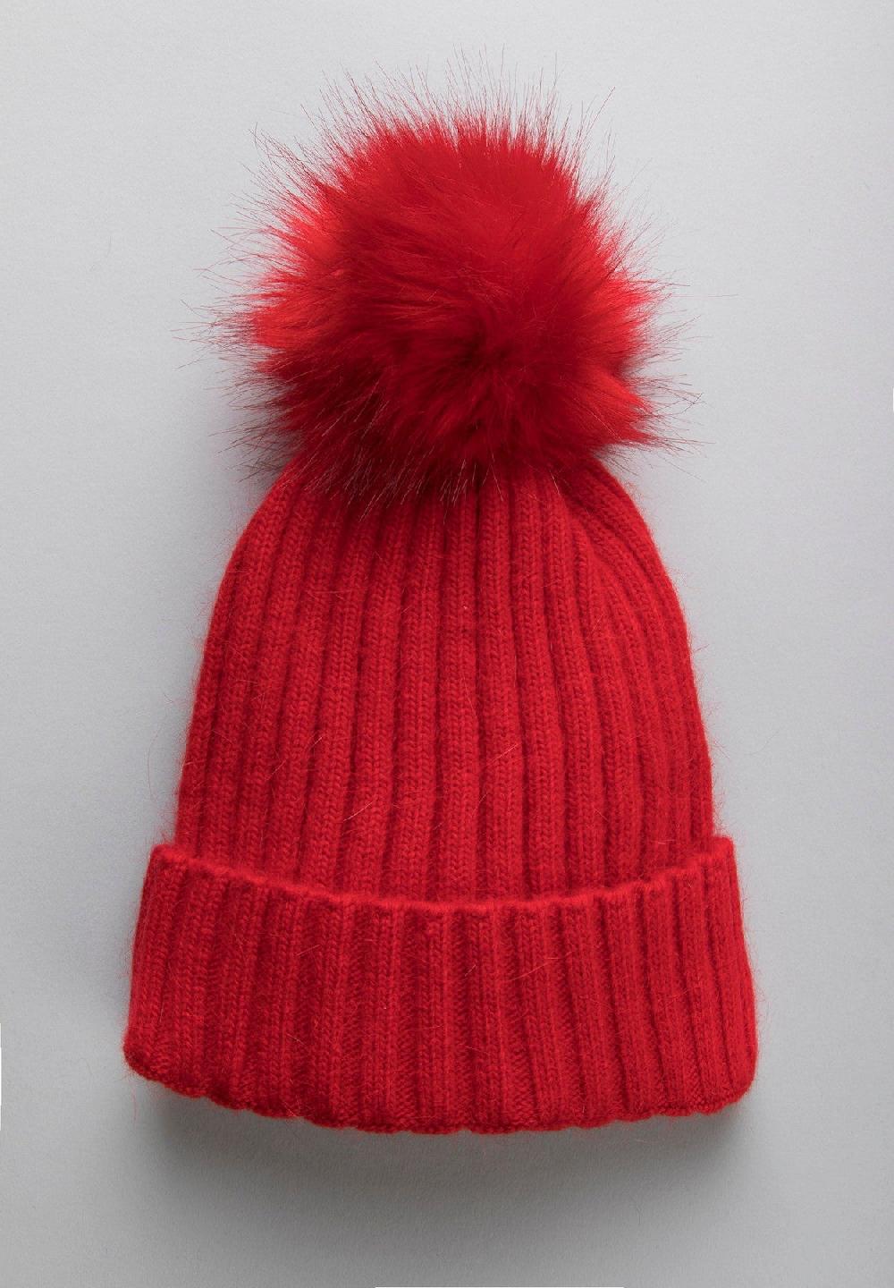 Angelico Berretto rosso pompon Online
