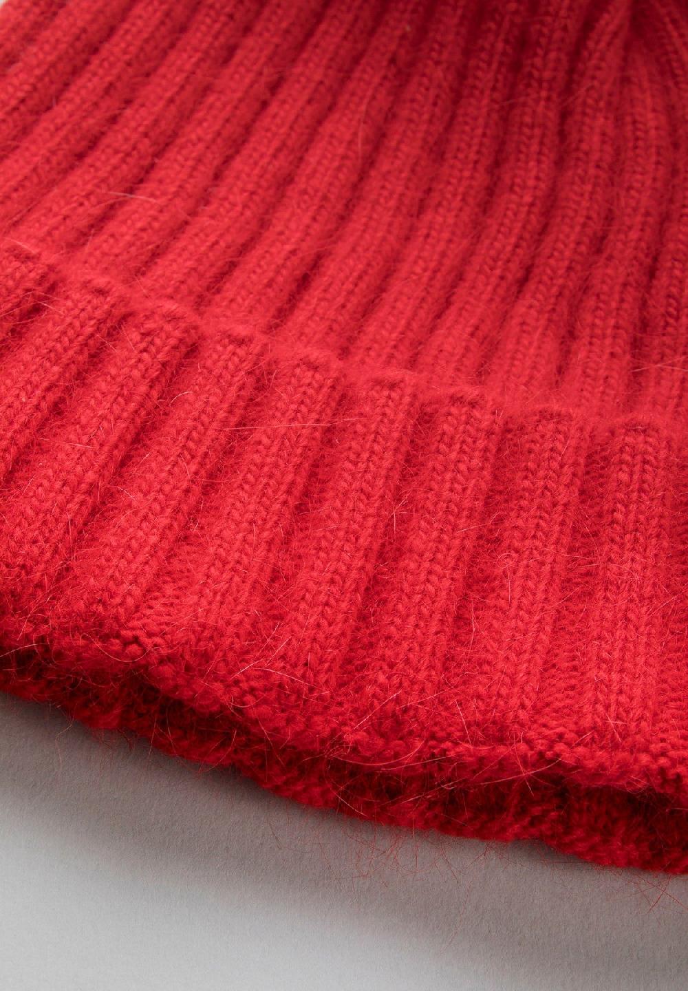 Angelico Berretto rosso pompon Online